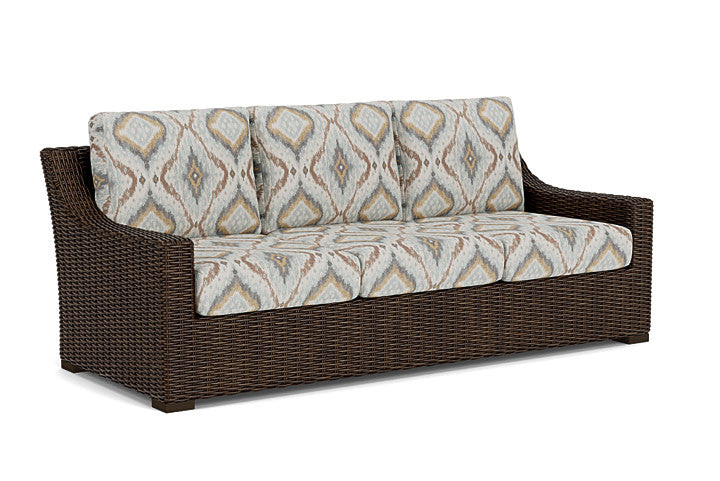 Lloyd Flanders - Mesa Sofa In Pecan Finish With Yoko Mist Fabric - 298055086727 view 1
