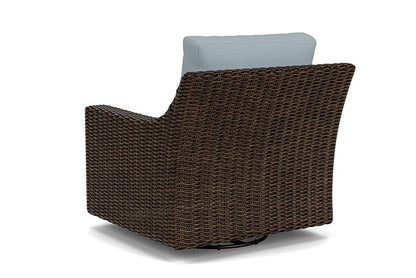 Lloyd Flanders - Mesa Swivel Glider Lounge Chair In Pecan Finish With Kadogo Lake Fabric - 2980910862041 view 2