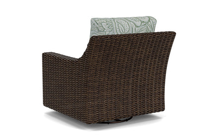 Lloyd Flanders - Mesa Swivel Glider Lounge Chair In Pecan Finish With Sensibility Spring Fabric - 2980910862081 view 2