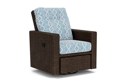 Lloyd Flanders - Mesa Swivel Glider Recliner In Pecan Finish With Aman Capri Fabric - 2980920861800 view 1