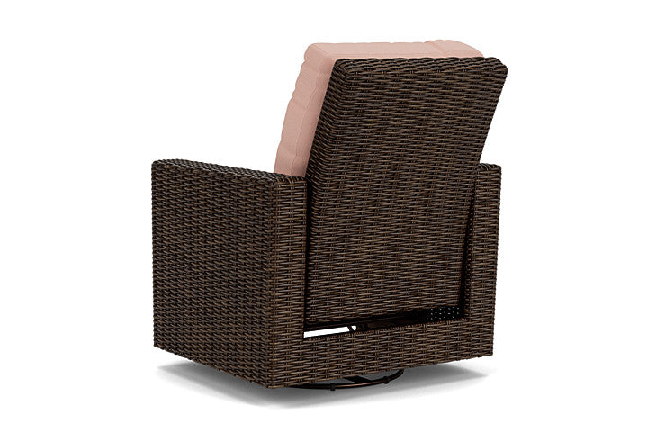 Lloyd Flanders - Mesa Swivel Glider Recliner In Pecan Finish With Azulu Clay Fabric - 2980920862033 view 2