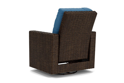Lloyd Flanders - Mesa Swivel Glider Recliner In Pecan Finish With Bamboo Bay Sky Fabric - 2980920862007 view 2