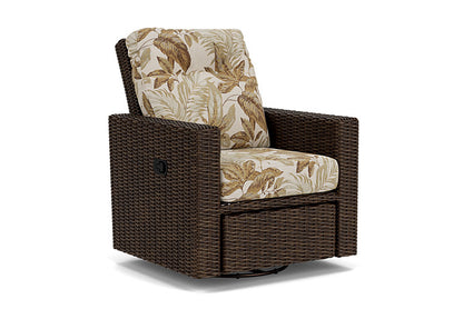 Lloyd Flanders - Mesa Swivel Glider Recliner In Pecan Finish With Botanic Willow Fabric - 298092086164 view 1