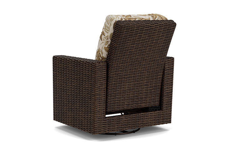 Lloyd Flanders - Mesa Swivel Glider Recliner In Pecan Finish With Botanic Willow Fabric - 298092086164 view 2
