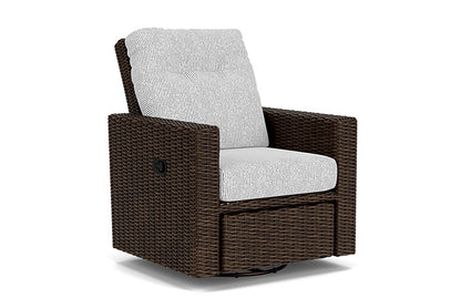 Lloyd Flanders - Mesa Swivel Glider Recliner In Pecan Finish With Burson Domino Fabric - 2980920862035 view 1