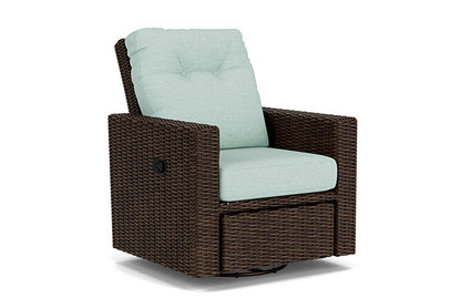 Lloyd Flanders - Mesa Swivel Glider Recliner In Pecan Finish With Demo Mist Fabric - 298092086066 view 1
