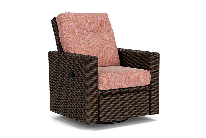 Lloyd Flanders - Mesa Swivel Glider Recliner In Pecan Finish With Friendly Carnival Fabric - 2980920862043 view 1