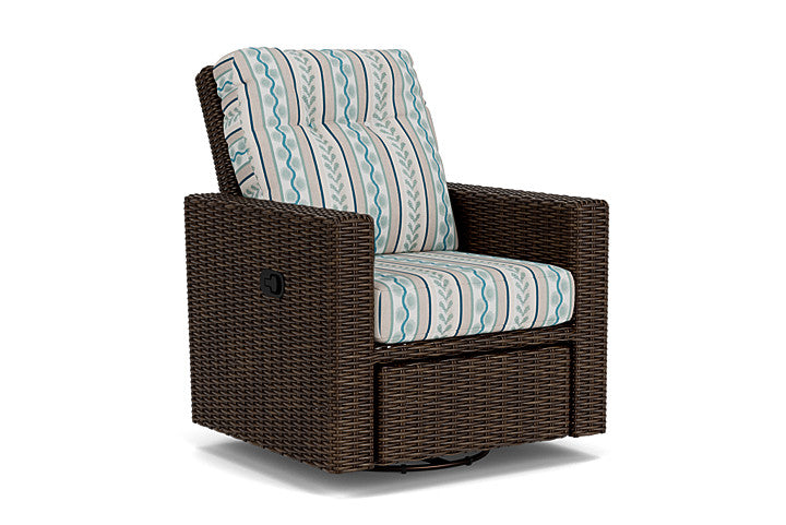 Lloyd Flanders - Mesa Swivel Glider Recliner In Pecan Finish With Ilona Resort Fabric - 2980920862069 view 1