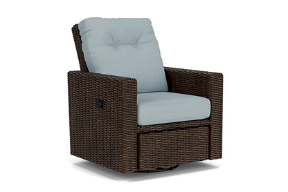 Lloyd Flanders - Mesa Swivel Glider Recliner In Pecan Finish With Kadogo Lake Fabric - 2980920862041 view 1