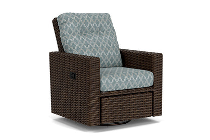 Lloyd Flanders - Mesa Swivel Glider Recliner In Pecan Finish With Luna Mist Fabric - 2980920862070 view 1