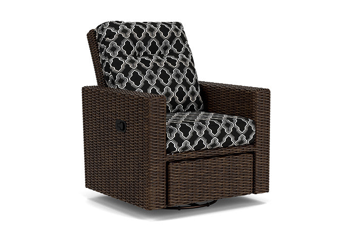 Lloyd Flanders - Mesa Swivel Glider Recliner In Pecan Finish With Luna Onyx Fabric - 2980920862071 view 1