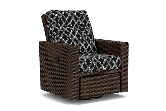 Lloyd Flanders - Mesa Swivel Glider Recliner In Pecan Finish With Luna Onyx Fabric - 2980920862071 view 1