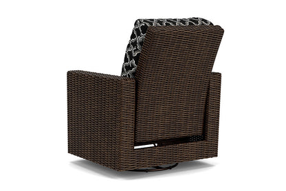 Lloyd Flanders - Mesa Swivel Glider Recliner In Pecan Finish With Luna Onyx Fabric - 2980920862071 view 2