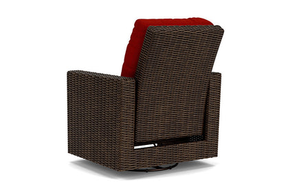 Lloyd Flanders - Mesa Swivel Glider Recliner In Pecan Finish With Partyline Lollipop Fabric - 2980920862054 view 2