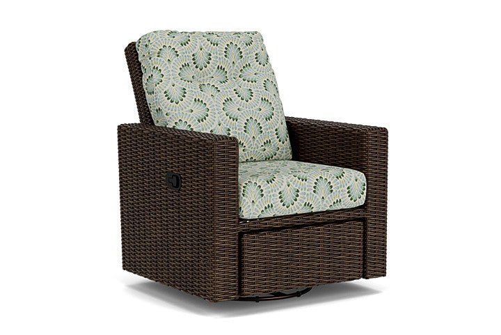 Lloyd Flanders - Mesa Swivel Glider Recliner In Pecan Finish With Plume Spring Fabric - 2980920862085 view 1