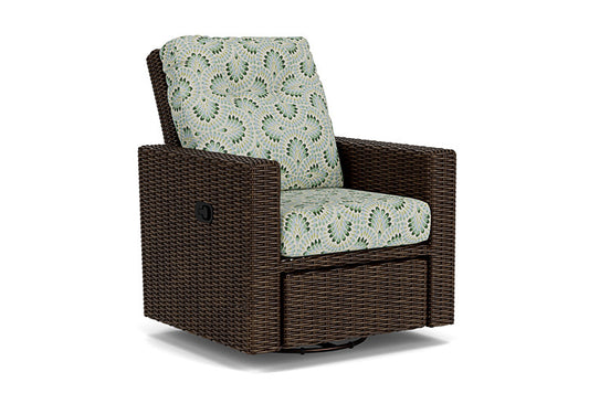 Lloyd Flanders - Mesa Swivel Glider Recliner In Pecan Finish With Plume Spring Fabric - 2980920862085 view 1