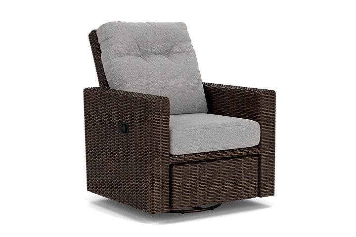 Lloyd Flanders - Mesa Swivel Glider Recliner In Pecan Finish With Remy Shadow Fabric - 2980920862004 view 1