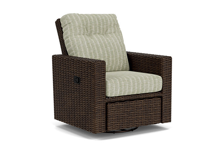 Lloyd Flanders - Mesa Swivel Glider Recliner In Pecan Finish With Romulo Laurel Fabric - 2980920862049 view 1