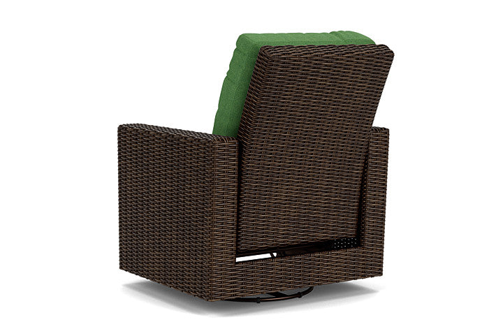 Lloyd Flanders - Mesa Swivel Glider Recliner In Pecan Finish With Seadog Botanical Fabric - 2980920862066 view 2
