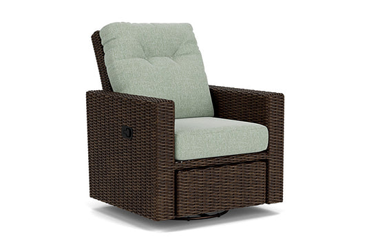 Lloyd Flanders - Mesa Swivel Glider Recliner In Pecan Finish With Serene Spa Fabric - 2980920862031 view 1