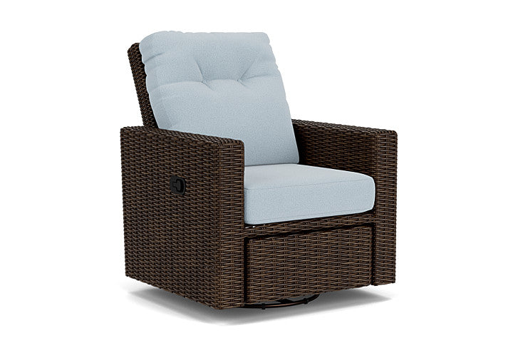 Lloyd Flanders - Mesa Swivel Glider Recliner In Pecan Finish With Unearth Dew Fabric - 2980920862084 view 1