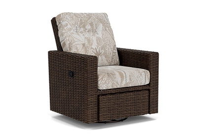 Lloyd Flanders - Mesa Swivel Glider Recliner In Pecan Finish With Wayfarer Dune Fabric - 2980920862073 view 1