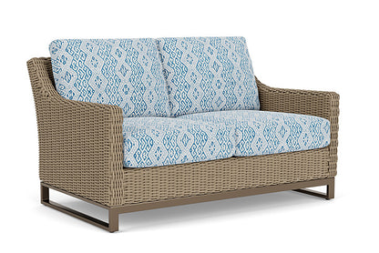 Lloyd Flanders - Milan Loveseat In Brushwood Finish With Aman Capri Fabric - 4750501881800 view 1