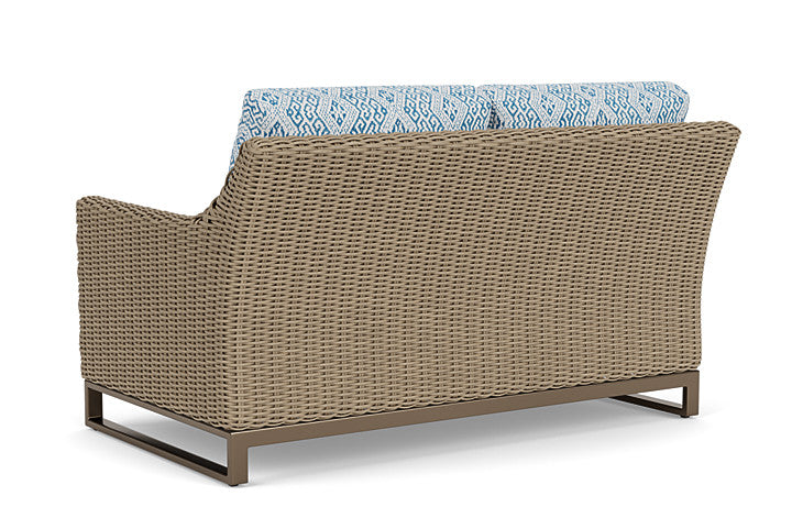 Lloyd Flanders - Milan Loveseat In Brushwood Finish With Aman Capri Fabric - 4750501881800 view 2