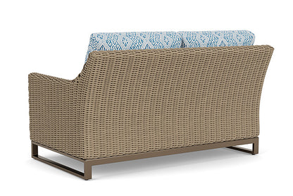 Lloyd Flanders - Milan Loveseat In Brushwood Finish With Aman Capri Fabric - 4750501881800 view 2