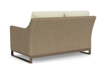 Lloyd Flanders - Milan Loveseat In Brushwood Finish With Bamboo Bay Meadow Fabric - 4750501882060 view 2