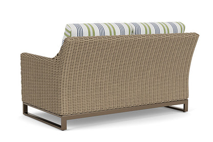 Lloyd Flanders - Milan Loveseat In Brushwood Finish With Berkely Hall Green Fabric - 4750501882062 view 2