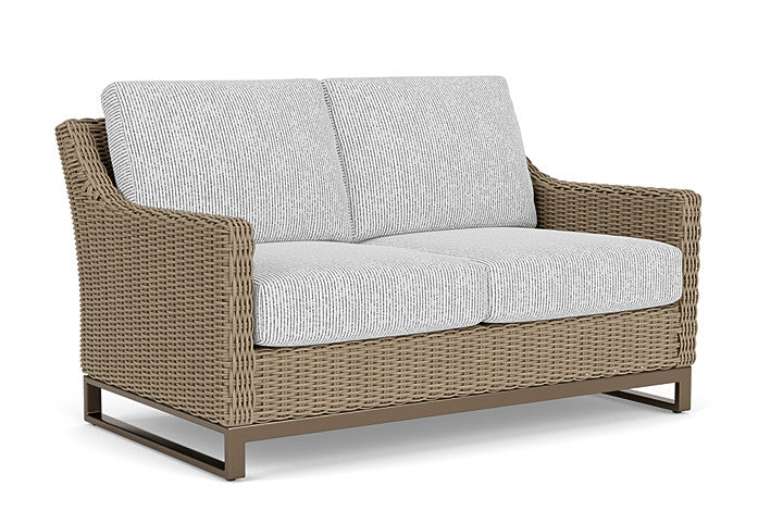 Lloyd Flanders - Milan Loveseat In Brushwood Finish With Burson Domino Fabric - 4750501882035 view 1