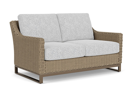 Lloyd Flanders - Milan Loveseat In Brushwood Finish With Burson Domino Fabric - 4750501882035 view 1