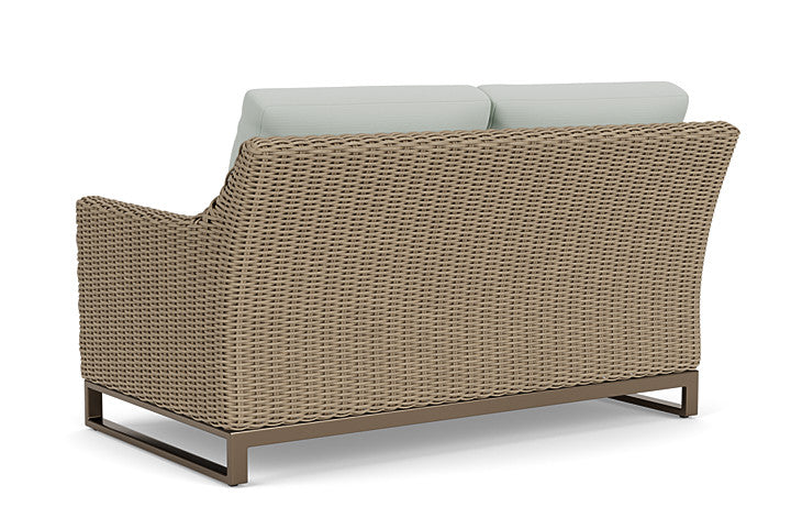 Lloyd Flanders - Milan Loveseat In Brushwood Finish With Callen Celadon Fabric - 4750501882024 view 2