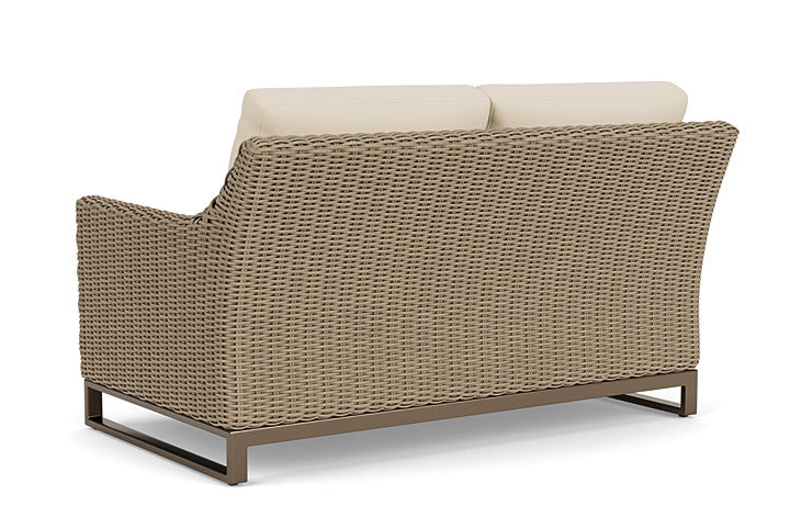 Lloyd Flanders - Milan Loveseat In Brushwood Finish With Callen Pearl Fabric - 4750501882021 view 2