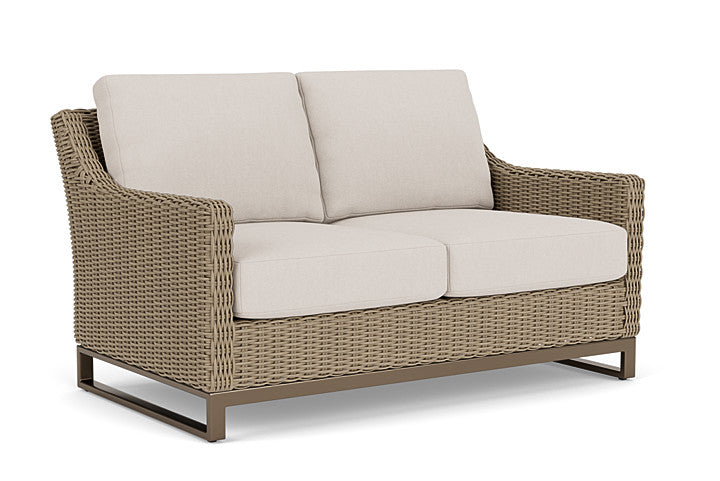Lloyd Flanders - Milan Loveseat In Brushwood Finish With Canvas Canvas Fabric - 475050188319 view 1