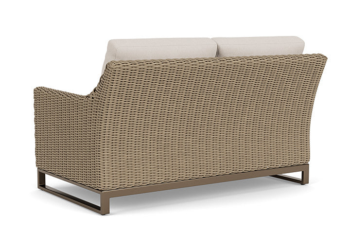 Lloyd Flanders - Milan Loveseat In Brushwood Finish With Canvas Canvas Fabric - 475050188319 view 2