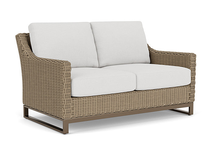 Lloyd Flanders - Milan Loveseat In Brushwood Finish With Canvas Natural Fabric - 475050188159 view 1