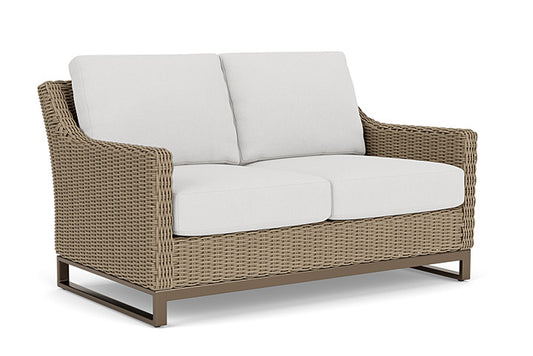 Lloyd Flanders - Milan Loveseat In Brushwood Finish With Canvas Natural Fabric - 475050188159 view 1