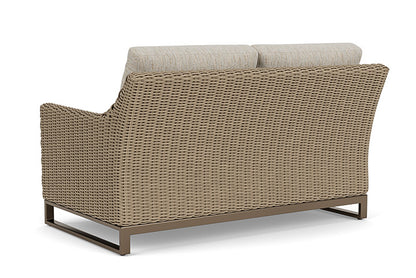 Lloyd Flanders - Milan Loveseat In Brushwood Finish With Charlotte Sparrow Fabric - 475050188183 view 2