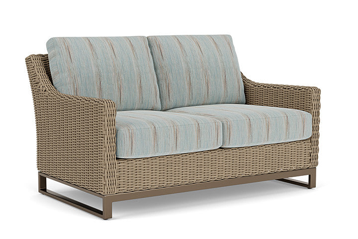 Lloyd Flanders - Milan Loveseat In Brushwood Finish With Colorwave Mist Fabric - 4750501882072 view 1