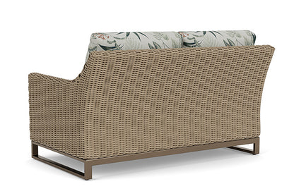 Lloyd Flanders - Milan Loveseat In Brushwood Finish With Delicate Botanical Sage Fabric - 4750501882075 view 2