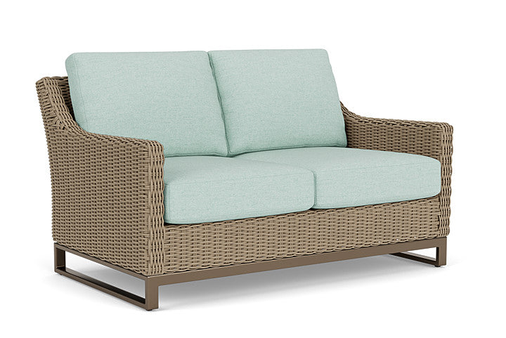 Lloyd Flanders - Milan Loveseat In Brushwood Finish With Demo Mist Fabric - 475050188066 view 1
