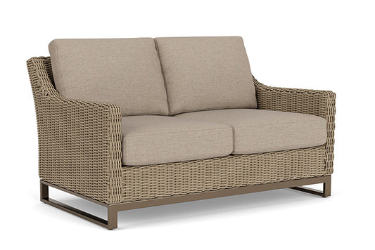 Lloyd Flanders - Milan Loveseat In Brushwood Finish With Demo Oatmeal Fabric - 475050188080 view 1
