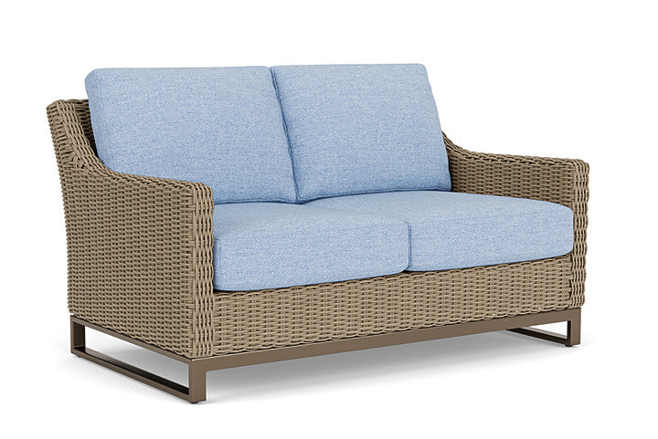 Lloyd Flanders - Milan Loveseat In Brushwood Finish With Demo Skyway Fabric - 475050188065 view 1