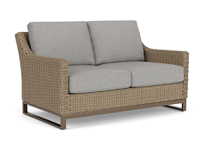 Lloyd Flanders - Milan Loveseat In Brushwood Finish With Demo Stone Fabric - 475050188095 view 1
