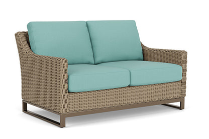 Lloyd Flanders - Milan Loveseat In Brushwood Finish With Fife Aruba Fabric - 475050188748 view 1
