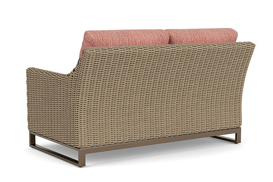 Lloyd Flanders - Milan Loveseat In Brushwood Finish With Friendly Carnival Fabric - 4750501882043 view 2