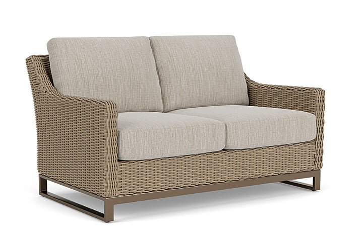 Lloyd Flanders - Milan Loveseat In Brushwood Finish With Friendly Flax Fabric - 4750501882026 view 1