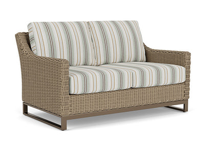 Lloyd Flanders - Milan Loveseat In Brushwood Finish With Jansen Eucalyptus Fabric - 4750501882061 view 1